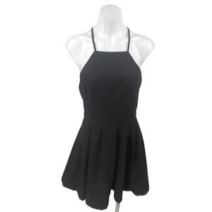 Lovers and Friends Women's Black Lace Sleeveless Fit and Flare Mini Dress Size S